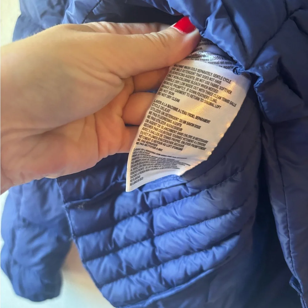 Michael Kors Women's Blue Puffer Jacket size‎ S